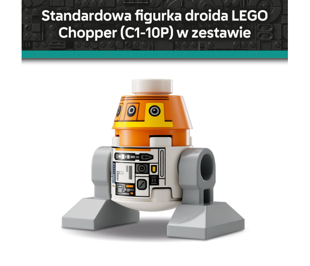 LEGO Star Wars 75416 Droid astromechaniczny Chopper (C1-10P)™ - 1308217 - zdjęcie 8